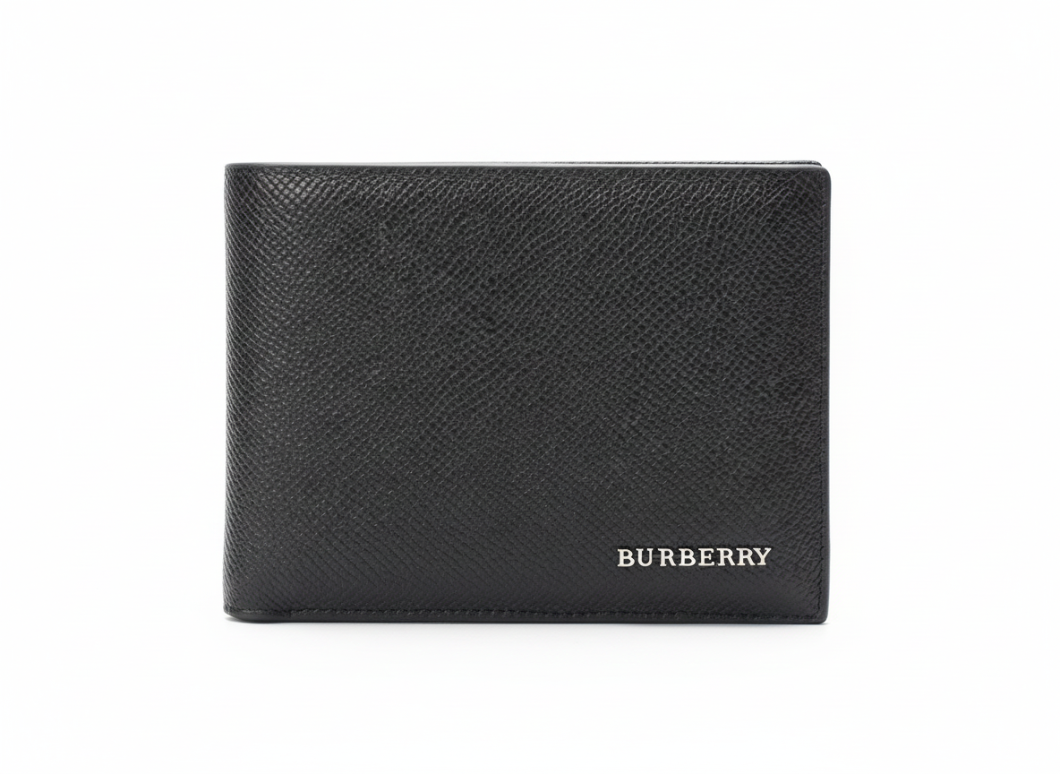 Burberry Grain Leather Bifold Wallet