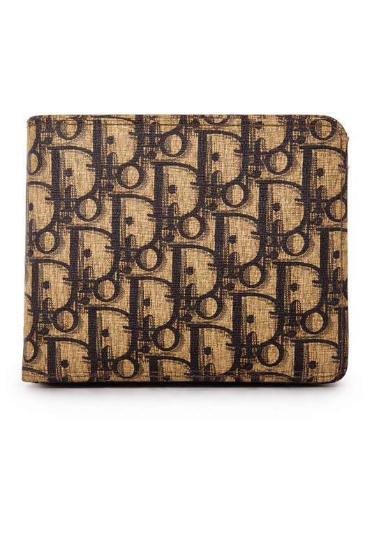 Dior Men’s Oblique Jacquard Bifold Wallet