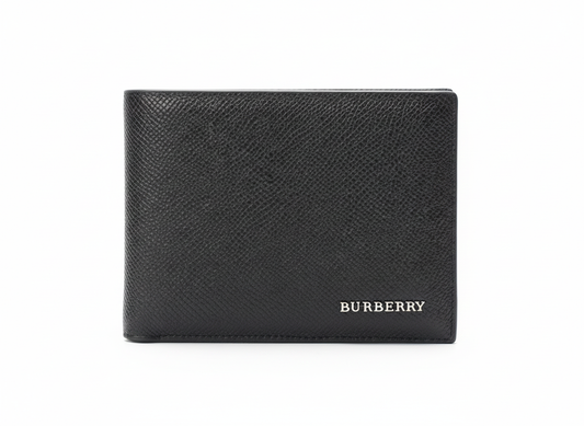Burberry Grain Leather Bifold Wallet